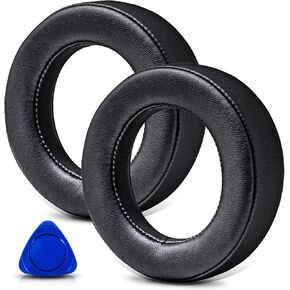 TRANSTEK Replacement Earpads Compatible with LucidSound LS20 LS25 LS30 LS40 Headset, Ear Pads Cushions with High-Density Memory Foam (Comfort Leather)