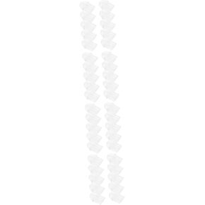 Housoutil 50pcs شحن المكونات غبار المنفذ ، PVC المقابس الوقائية المقاومة للغبار متوافقة مع أجهزة Android ، واضحة ، لمنافذ شحن الهاتف