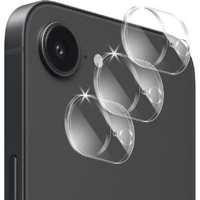 -3 Pack- Camera Lens Protector for iPhone 16e 5G, Tempered Glass Lens Film [9H, Anti-Scratch, HD, Ultra Thin] iPhone 16e Camera Lens Protector