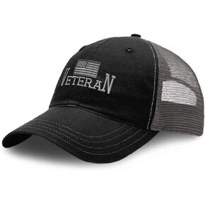 ريتشاردسون شاحنة الشاحنة قبعة أمريكان المخضرم ب تطريز القطن أبي القبعات للرجال والنساء Snapback الفحم الأسود