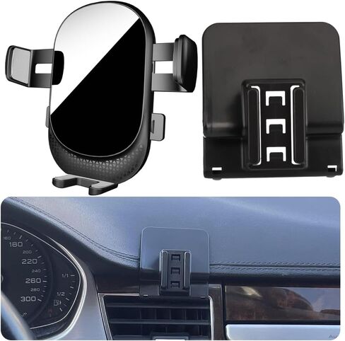 Car Phone Holder for Audi A8/S8 Auto Accessories [Only for Audi 2011-2018 A8 & 2013-2018 S8] [Auto Lock Hands Free Cell Phone Mount Car fits for iPhone & All Smartphones] in Saudi Arabia