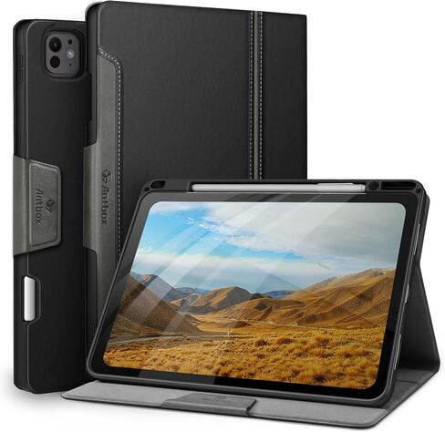 Antbox for iPad Pro 13 Inch Case M5 2025/M4 2024 PU Leather, Brown in Saudi Arabia