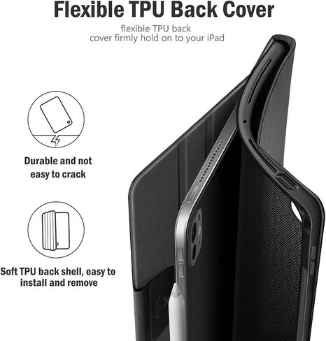 Antbox for iPad Pro 13 Inch Case M5 2025/M4 2024 PU Leather, Brown in Saudi Arabia