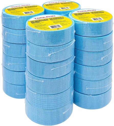 TOOLPRO Self- Adhesive Fiberglass Mesh Drywall Tape for Sealing Drywall Joints. (White, 1, Each) in Kuwait