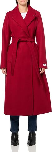 DKNY Women's Long Belted Faux-Wool in Saudi Arabia