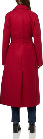 DKNY Women's Long Belted Faux-Wool in Saudi Arabia