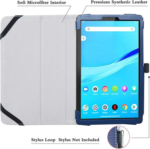 Bige for Lenovo Tab M8 Case Tablet ، Tab M8 HD (2nd Gen) TB-8505F & Tab M8 (3rd Gen) TB-8506F PU Leather Folio 2-Folding Cover for Lenovo Tab M8 8 "Tablet ، Blue Blue Dark in Kuwait