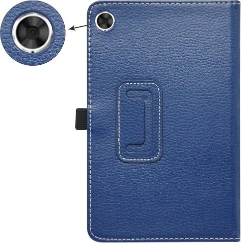 Bige for Lenovo Tab M8 Case Tablet ، Tab M8 HD (2nd Gen) TB-8505F & Tab M8 (3rd Gen) TB-8506F PU Leather Folio 2-Folding Cover for Lenovo Tab M8 8 "Tablet ، Blue Blue Dark in Kuwait