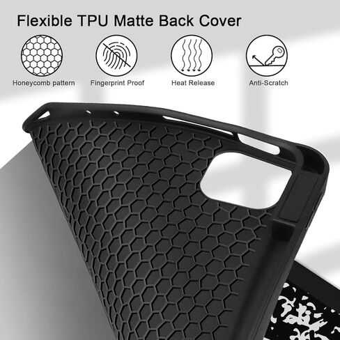 علبة Tuiklol لـ iPad Pro 13 Inch Generation 7th 2024 release M4 Chip - تم إنشاؤها في دعم القلم الرصاص 2 / USB -C ، غطاء محفوظات وقائي ضئيلة مع Wake / Sleep Smart Trifold Stand Auto Wake / Sleep in Kuwait