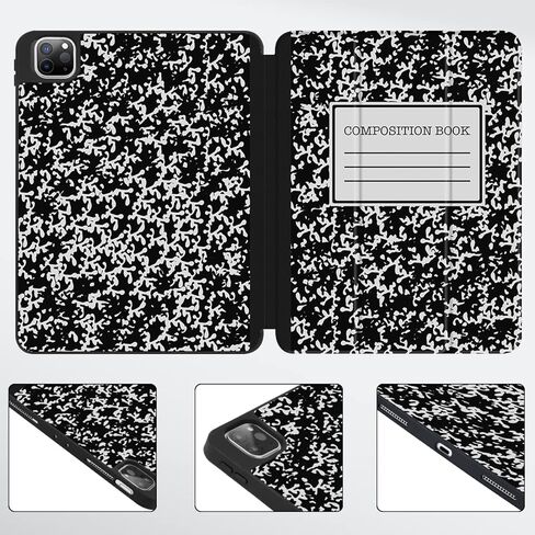 علبة Tuiklol لـ iPad Pro 13 Inch Generation 7th 2024 release M4 Chip - تم إنشاؤها في دعم القلم الرصاص 2 / USB -C ، غطاء محفوظات وقائي ضئيلة مع Wake / Sleep Smart Trifold Stand Auto Wake / Sleep in Kuwait