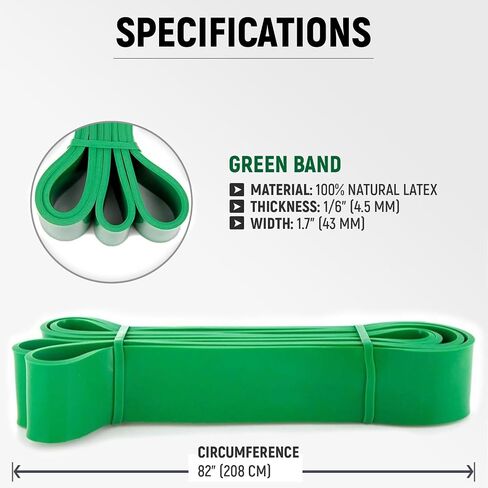 Pull Up Assist Bands - Stretch Resistance Bands - Great for Body Stretching, Powerlifting, Resistance Training in Saudi Arabia