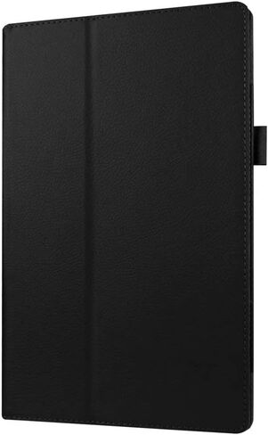 Tablet Cover for Amazon Kindle Fire HD10 7th 9th Generation(2017 2019 Release),Ultra Slim Folio Stand Leather Case for Amazon Kindle Fire HD 10 Gen 7th 9th 10.1" (Li-Black) in Saudi Arabia