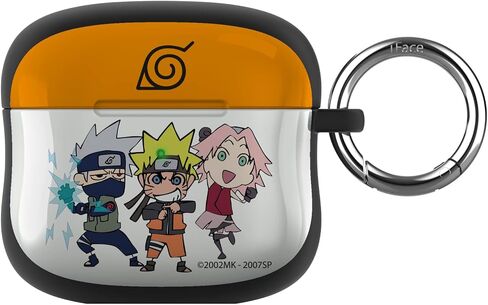 iFace Naruto Shippuden Anime Collection AirPods Case Compatible with AirPods 3rd Gen. – Protective Cover [Carabiner Clip Included] [Wireless Charging Compatible] – Kakashi in Kuwait