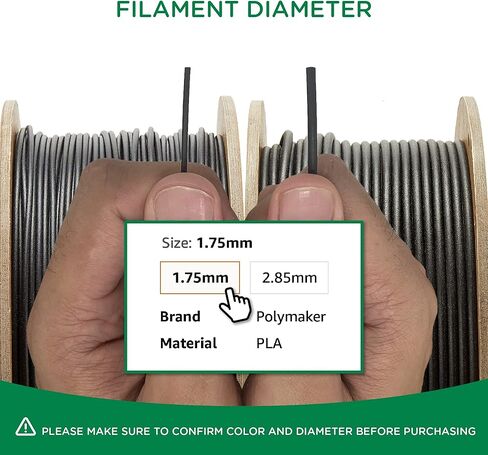 Polymaker Matte PLA for Production 2.5kg 1.75mm Black, 1.75 PLA 3D Printer Filament 2.5kg, Cost Effective Large Spool for Heavy 3D Printing Users in Kuwait