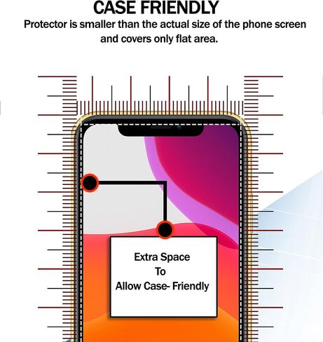 RKINC Screen Protector [2 + 2 Pack] for iPhone X 5.8-Inch, Tempered Glass Film Screen Protector & 2 Camera lens Protector [LifetimeWarranty][Anti-Scratch][Anti-Shatter] in Saudi Arabia