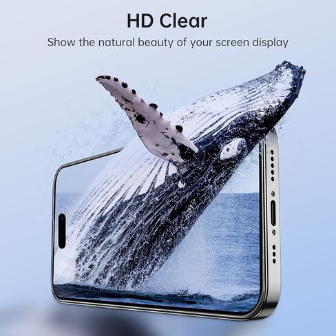 SYNCWIRE Screen Protector for iPhone 15 Pro Max, 3 Pack Shatterproof Tempered Glass [Easy Installation Frame] [9H Hardness] [99.99% HD Clear] [Case Friendly] [Bubble Free] for Apple 6.7 inch in Saudi Arabia
