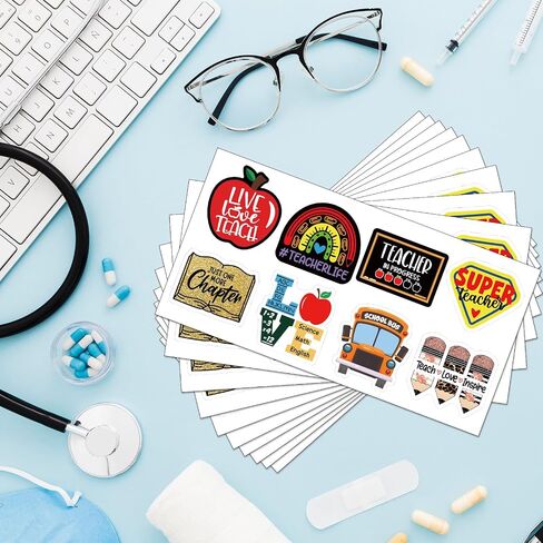 YAZMEEN 80 Pcs Funny Inspirational Nurse Stickers 2'' Medical Work Accessories Decals for Water Bottle Luggage Phone Inspirational Appreciation Gifts Stickers for RN Nurse Doctor Medical Assistant in Saudi Arabia