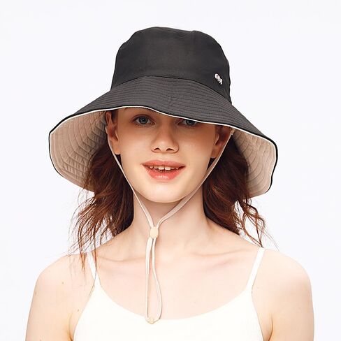 Sun Hats for Men Women UPF 50+ Wide Brim Fishing Hat UV Protection Ponytail Beach Gardening Hat SLH3M430D in Saudi Arabia