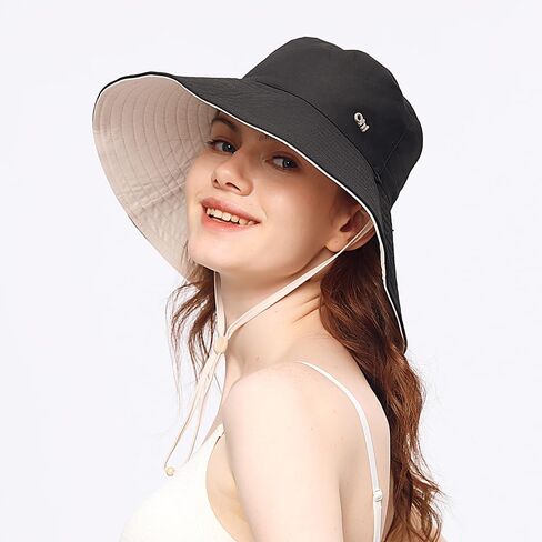 Sun Hats for Men Women UPF 50+ Wide Brim Fishing Hat UV Protection Ponytail Beach Gardening Hat SLH3M430D in Saudi Arabia