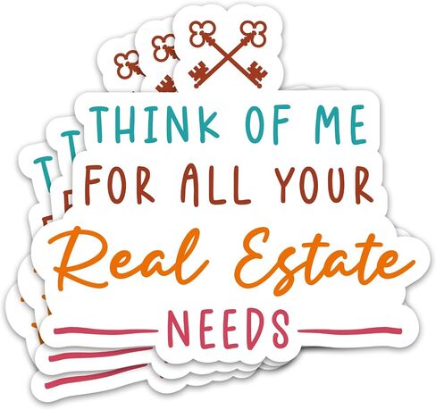 3PCs Badass Real Estate Agent 3" Sticker, Vinyl Waterproof Realtor Stickers for Laptop Water Bottle Phone Car Notebook, Idea Gifts for Realtors 3 Inches Decals in Kuwait