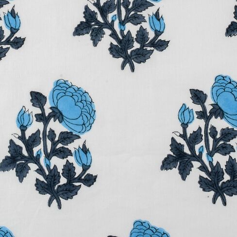 Hand Block Printed Napkins, Cotton Cloth Napkin, 100% Pure Cotton Indian Block Printed Napkins, Set of 4 Cotton 20X20 Inch Dinner Napkins, Kitchen Towel Washable Napkins, Birhday Gift For Her in Saudi Arabia