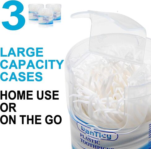 Interdental Toothpicks, Disposable Plastic Curved Hook Toothpicks, Ultra Teeth Cleaning Tool for Daily Care of Removes Plaque and Debris Between Your Teeth 200PCS (Pack of 1) in Kuwait