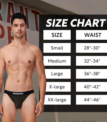 Separatec Mens Bikini Underwear Rayon made from Bamboo Dual Pouch Breathable Sexy Bulge Enhancing Briefs for Men 3 Pack in Kuwait