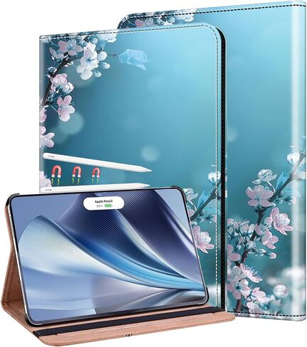 Case for iPad Air 13 Inch Case M2 (2024) ، يدعم قلم رصاص Prop و Pencil (USB-C) غطاء محفظة Flip لـ iPad Air 13 Case 2024 ، Diamond Butterfly in Kuwait