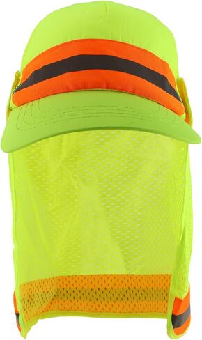 Trendy Apparel Shop High Visibility Reflective Ball Cap with Removable Mesh Flap in Saudi Arabia