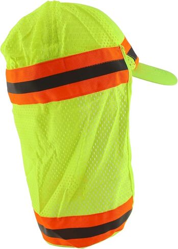 Trendy Apparel Shop High Visibility Reflective Ball Cap with Removable Mesh Flap in Saudi Arabia