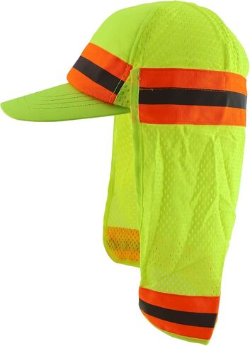 Trendy Apparel Shop High Visibility Reflective Ball Cap with Removable Mesh Flap in Saudi Arabia