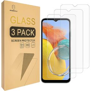 Mr.Shield [3-Pack] Screen Protector For Samsung Galaxy M14 [Tempered Glass] [Japan Glass with 9H Hardness] Screen Protector