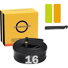 Bike Tube, Aphrokko Fat Tire Bike Tube Inner Tubes with Schrader Valve Ebike Tube Beach Bike Snowmobile Tubes