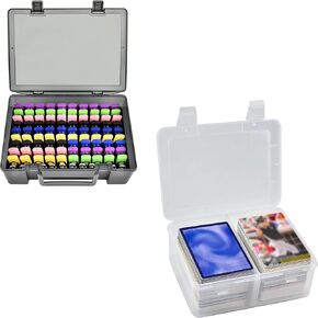 FULLCASE Flash Drive Case USB Memory Stick SD Card Storage Organizer, Card Case Holder Compatible with Baseball Football Sports Cards Game (Case Only)