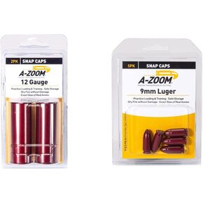 A-ZOOM 12 Gauge and 9mm Luger Snap-Cap Training Kit