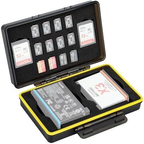 Camera Battery Memory Card Case, SD Micro SD TF MSD XQD Card