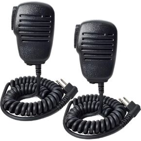 HYS Handheld Speaker Mic with Reinforced Cable Water-Resistant (IP 54) Shoulder Microphone for BPR40 CP200D CP200 CP200XLS RDU4100 RDU4160D RMU2040 RMU2080D RMU2080 CLS DTR RDU Motorola Radios