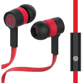 HyperGear in-Ear Wired Earphones with Mic Noise Isolating Fit Earbuds with 3.5mm Aux Jack for Computers, Laptops Tablets, Cell Phones & More [Blue]