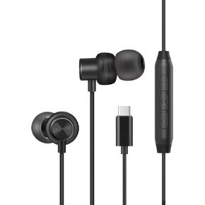 USB C Wired Earbuds Type C Headphones Tangle Free Core Magnetic Earphones Compatible with iPhone 15/15pro 15Plus Samsung Galaxy S23 S22 S21 Google Pixel 6