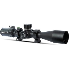 Monstrum Beast 3-18x50 FFP Rifle Scope | Featuring ED Glass, Adjustable Objective, Precision Turrets with Zero Stop, Daylight Bright Reticle, and Anti-Cant Scope Rings