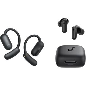 Soundcore AeroFit 2 by Anker Open-Ear Headphones with P30i, Adjustable Ear Hooks, Snug Fit, Rich Bass, Hi-Res Wireless Audio, 42H Playtime, Bluetooth 5.4, App Control, IP55, AI Clear Calls