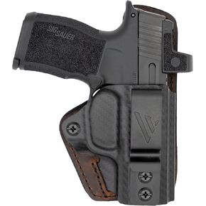 Versacarry Comfort Series - Leather/Polymer Holsters - Sizes to Fit Most - Inside The Waistband Carry - Optics Compatible - Custom Molded Polymer Front - Adjustable Draw Cant - Adjustable Draw Tension
