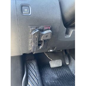 Truck Holster, Concealed Magnetic Gun Holster. Sticks to The Dash of Your Vehicle, Trucks,Cars,beds,Night Stands or Under Your Desk. Sticks to All Surfaces. Fits Small Frame,Subcompact and Compact.