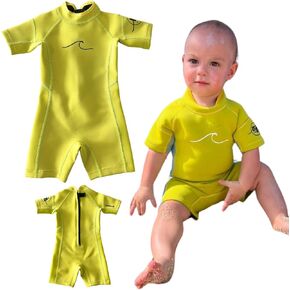 Baby, Toddler, Kids 1.5mm and 2.5mm Neoprene Shorty Shortsleeve Wetsuit Springsuit in Saudi Arabia