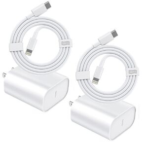 iPhone Fast Charger,[Apple MFi Certified] 20W USB C PD Wall Charger Block Plug with 10ft USB Type C to Lightning Cable Quick Charging Data Sync Cord for iPhone14 13 12 11 Pro Max Mini Xs Xr iPad Air