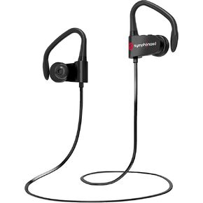 Symphonized Wireless Sport Earbuds - Neckband Bluetooth Headphones with Earhooks, Running Earbuds with Microphone