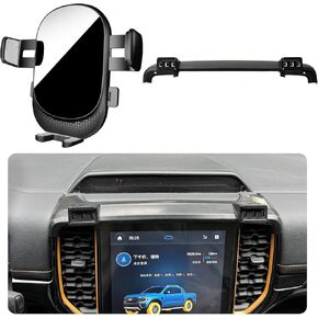 Car Phone Holder for Ford Ranger Auto Accessories [Only for 2024-2025 Ranger] [Auto Lock Hands Free Cell Phone Mount Car fits for iPhone & All Smartphones]