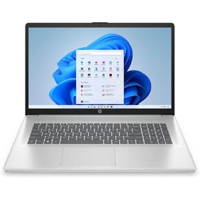 HP 17-cn3053cl 17.3-inch Laptop 13th Gen Intel Core i5 12GB DDR4 RAM 512GB SSD Anti-Glare FHD IPS Intel Iris Xe Graphics HDMI USB-C WiFi Bluetooth Windows 11 Home HD Webcam Natural Silver (Renewed)