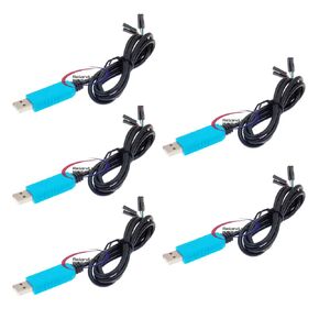 5pcs TTL Serial Cable PL2303 PL2303TA Debug Control Download Cable Serial Converter Download Flash Cable USB to 5V
