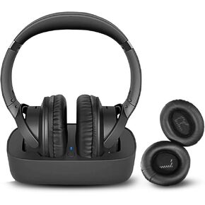 Avantree Ensemble & Earpads Bundle - Wireless Headphones for TV Watching with Replacement Earpads Ensemble & AS50